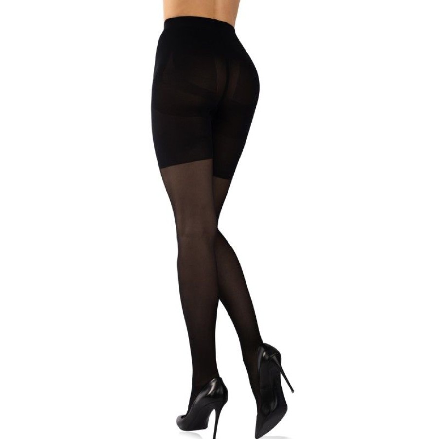 Sarah Borghi Comfort 40 Collant - Sarahborghi Nero Clearance